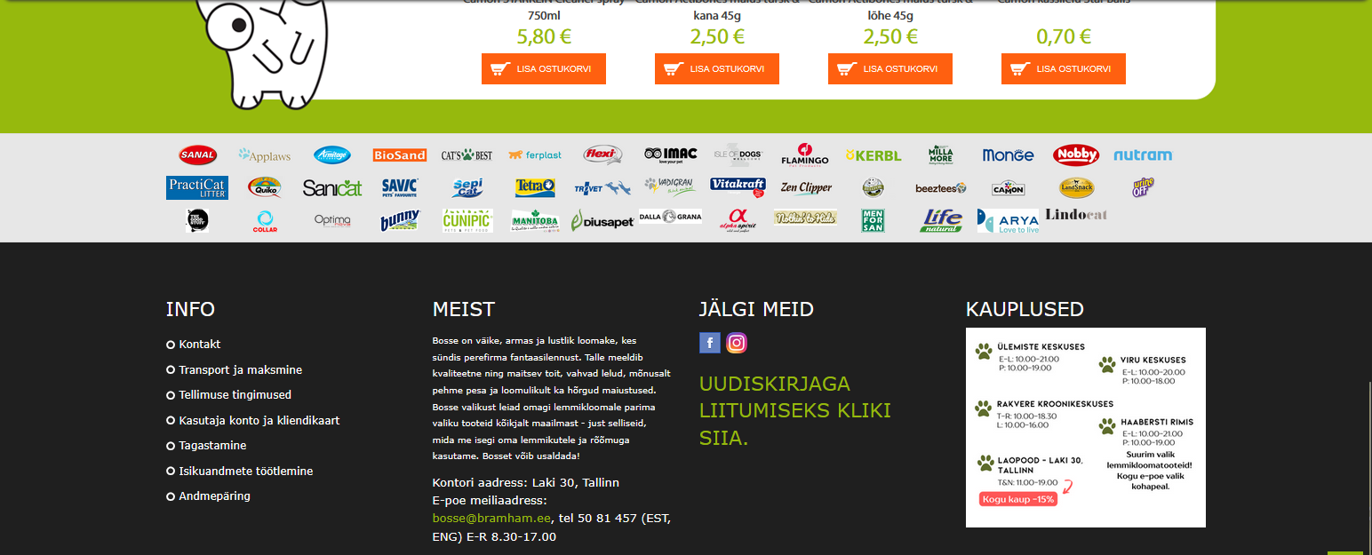 Bosse.ee leht detsember 2023