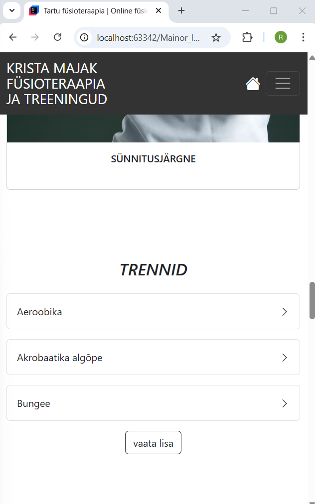 trennid uus mobiilivaade